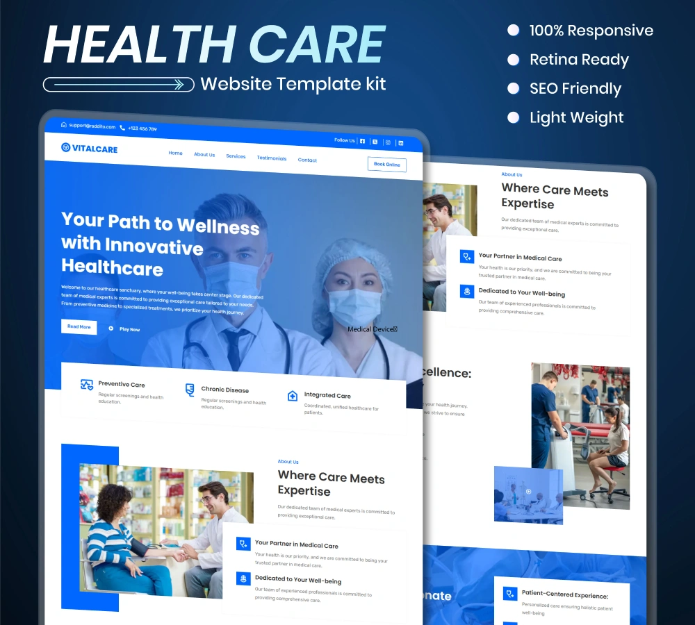 Wellness & Healthcare Landing Page-Wordpress-Web-Design.