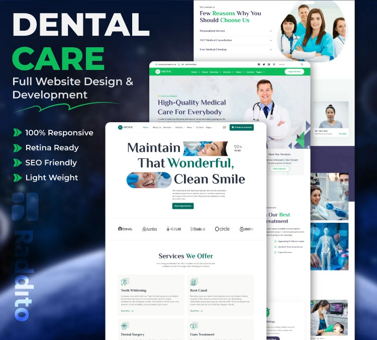 Dental Care Full Website Design: Build a Strong Online Presence for Your Practice